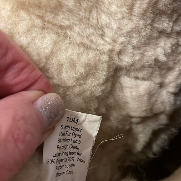 ABound short caramel / tan suede boot size 10 - Picture 8 of 10